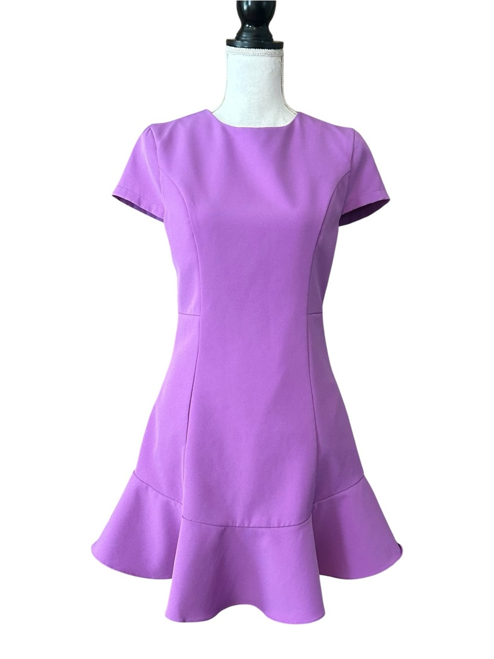 Do + Be Tulip Hem Cap Sleeve Mini Dress Women’s SZ Small in‎ Purple